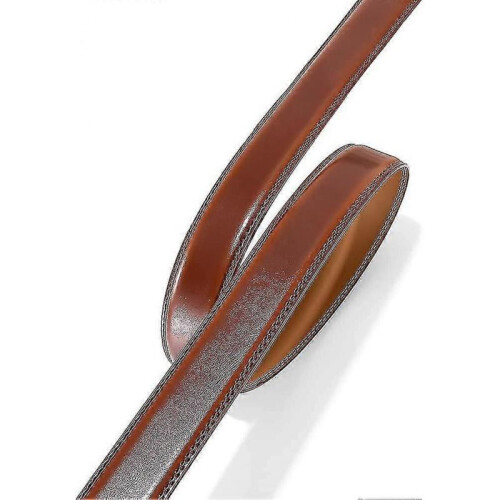 (style14) Men's Leather Ratchet Belt Strap Only 35mm Leather Belt 2