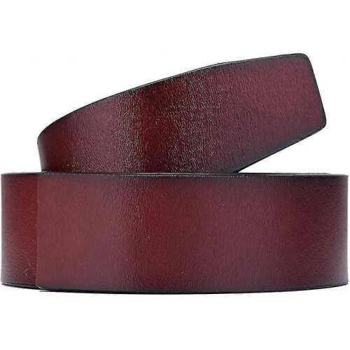 (style1) Men's Leather Ratchet Belt Strap Only 35mm Leather Belt 2