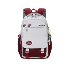 (Burgundy) Casual School Bookbag Travel Backpack for Teen Girls