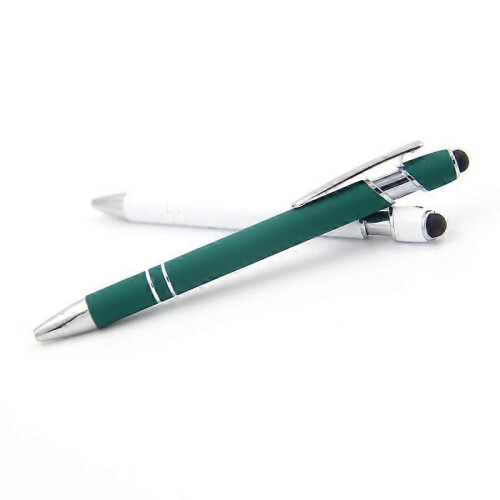 8 Pcs Creative Capacitive Touch Metal Pen Multi-Functional Touch Screen Pen Spray Adhesive Press Pen, Random Color 2