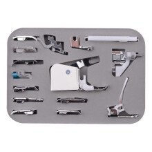 15pcs Sewing Machine Presser Foot Set Walking Foot Kit for Brother Sewing Machine Accessories Kit