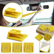 Adhesive Clip Compatible with Telepass Universal Quick Easy Attachment Toll Pass Clip Compatible with Telepass