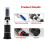 Wine Refractometer,Hand Held Brix/Alcohol Refractometer with ATC for Wine Making Homebrew Kit, Dual Scale(Brix 0-40%, Alcohol 0-25%) 3