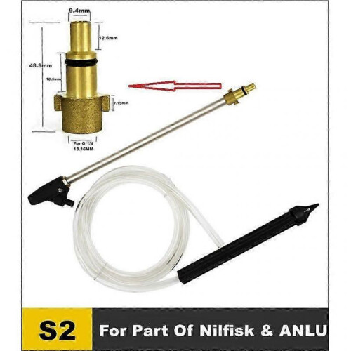 For Karcher High Pressure Cleaner Gun Wet Sand Blasting Lance Nozzle Hose Rust 2