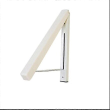 Outdoor Foldable Clothes Hooks Foldable Wall Mounted Clothes Rail Folding Wall Mounted Hanger for Bedroom(1pcs, White)