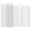 100 Pcs Wax Melt Molds Clear Empty Plastic Clamshells Container PET Single Cube 1 Oz Candle 3
