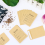 100 unidades de envelopes de sementes de 3,54 x 2,36 polegadas, pacotes de papel kraft marrom, resseláveis e autovedantes 7