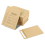100 unidades de envelopes de sementes de 3,54 x 2,36 polegadas, pacotes de papel kraft marrom, resseláveis e autovedantes 2