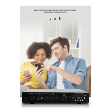 5.1 Channel HIFI Amplifier Subwoofer High Power Stage Home Theater Bluetooth Radio Outdoor UK Plug
