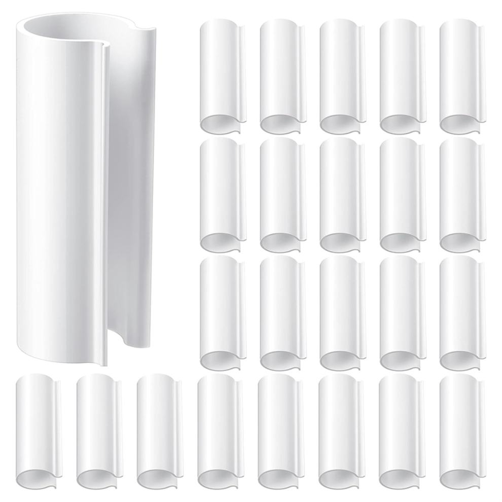 32 Piece Snap Clamp For Pvc Pipe Greenhouses,Row Covers,Pool Cover Clips,Shelters,Bird Protection(For 1/2 Inch Pipe) 4851097968140