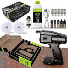 (bubble liquid)Cocktail Smoking Kit with Bubble Gun 5-Flavor Aroma Oil and Edible Bubbles for Food and Beverage Aromas