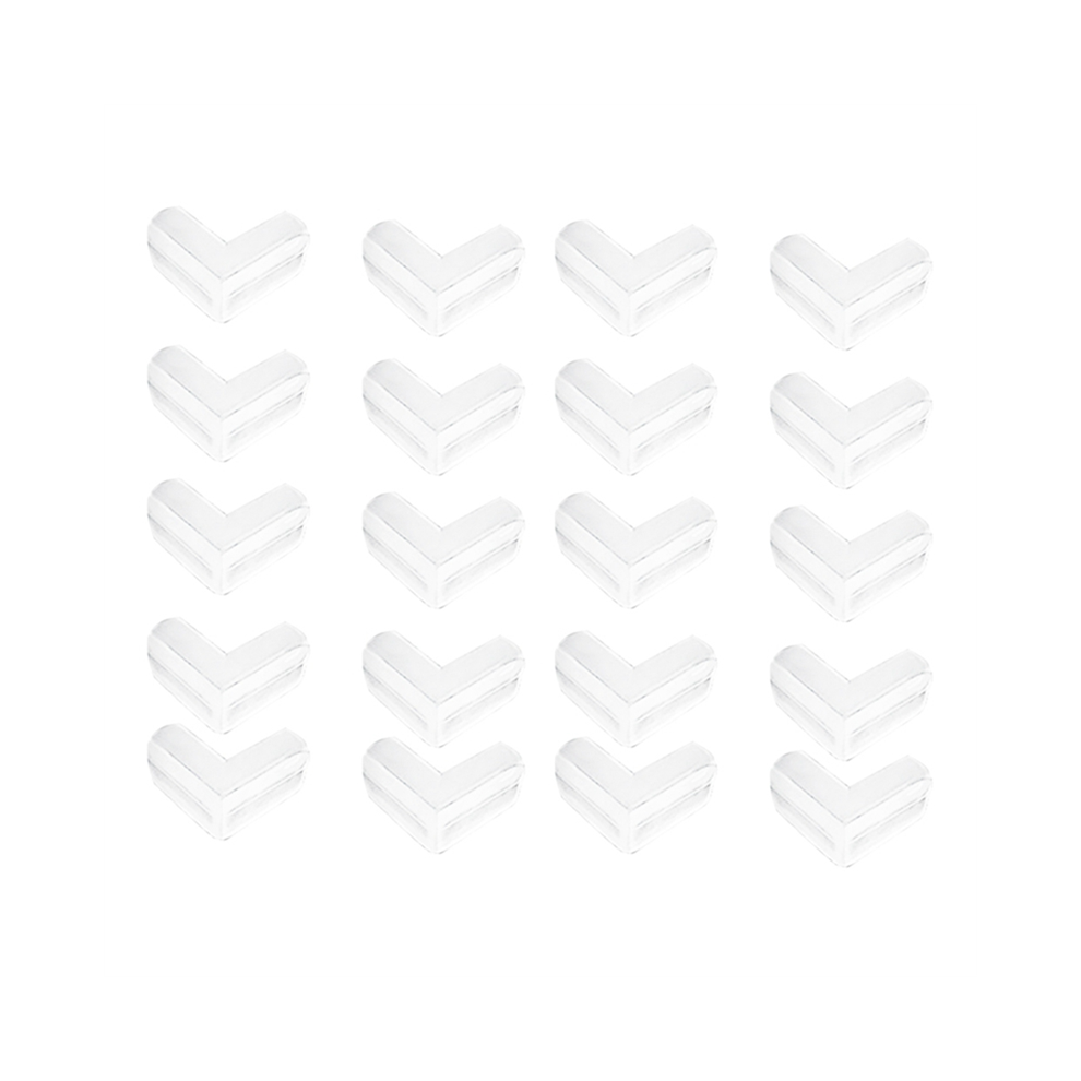 20 Pack Corner Guards Clear Protectors Stop Child Injuries Tables, Furniture & Corners (L-Shaped) Torribaly