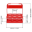 Foldable Plastic Drink Carrier, 2 Pack Red Beverage Cup Holder, Coffee Beer Delivery Reusable 7