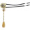 Heavy Duty Lamp Pull Switch, Universal Pull Switch, Tabletop 2