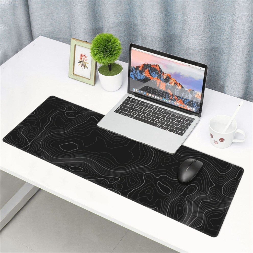Extended Mouse Pad Big Gaming Desk Mat Long Mats Computer Keyboard With Non-Slip Base 4851097971263