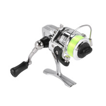 Mini 100 Pocket Vismolen Tackle Klein 4.3:1 Metalen Wiel Pesca