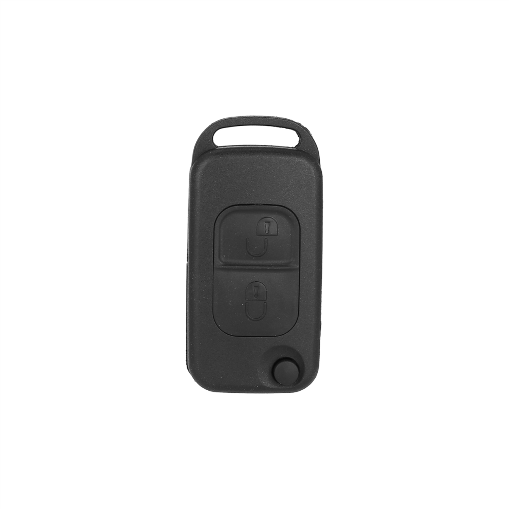 2 Button Flip Remote Key Case Hu64 Blade Fob For A C E S W168 W202 Car 4851097974912