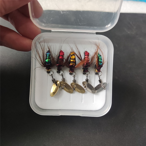 Sequin Lure Bait Artificial Fly Hook Micro-Object Fishing Set Insect Gear Accessories 2