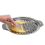 Spaetzlemaker deksel van roestvrij staal met schraper, traditionele Duitse eiernoedelpan, spaghettizeef 2