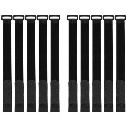 Lot de 10 sangles de fixation pour porte-vélos, 30 cm