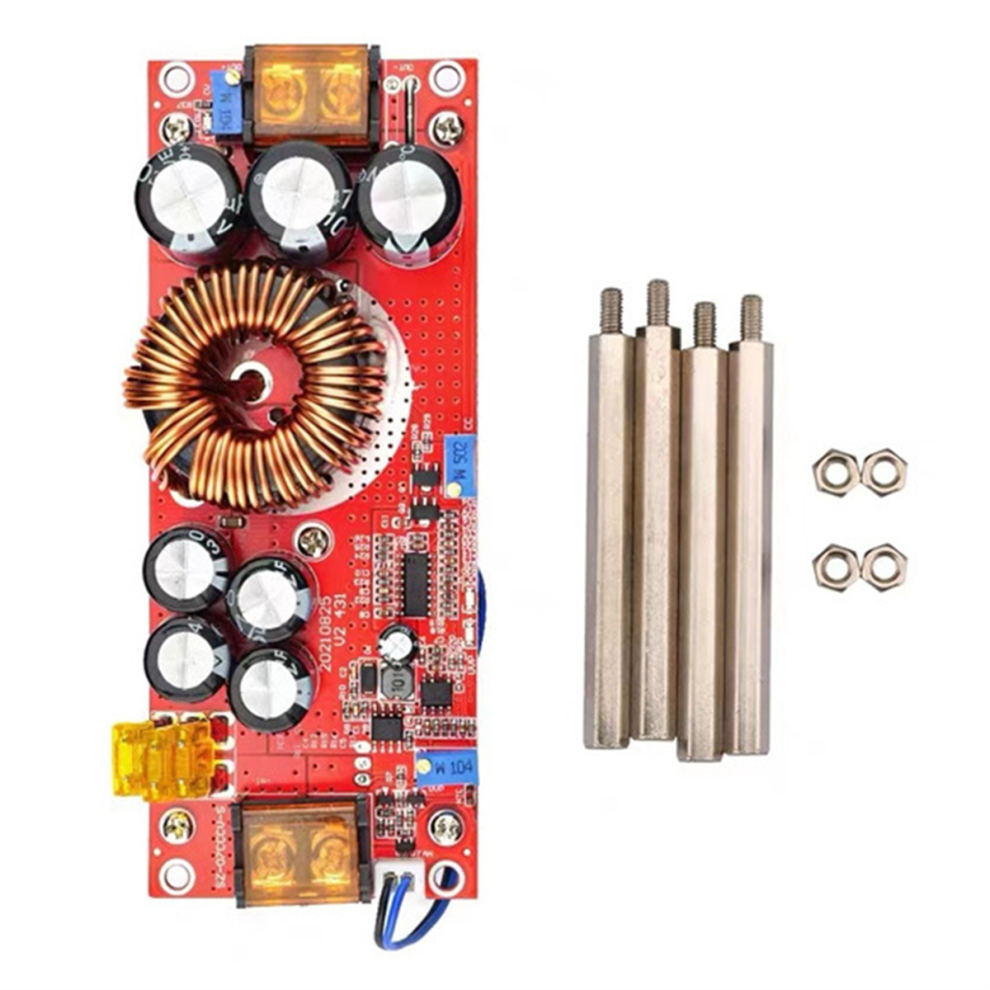 Photos - Other Electrical Equipment 1500W Upgrade 1800W DC-DC Boost Converter Step Up Power Supply Module DC10-60V 12-90V Adjustable Voltage