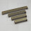 (128mm Handle) Antique Brass Cupboard Handles Rustic Square Bar 12