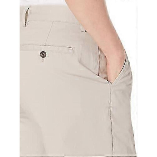 (32,Khaki)Men's Chino Shorts Khaki 2