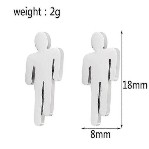 Billie Eilish Silver Earring Women Unique Earrings (1 Pair) 1