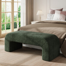 Green Modern Ottoman Bench