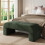 Living And Home Green Modern Ottoman Bench 1