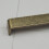 (288mm Handle) Antique Brass Cupboard Handles Rustic Square Bar 6