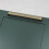 (288mm Handle) Antique Brass Cupboard Handles Rustic Square Bar 8