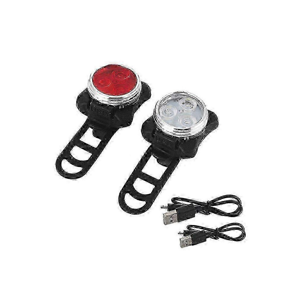 LED bike light set, USB rechargeable bike light, bike light bike light, rear light, rechargeable bike