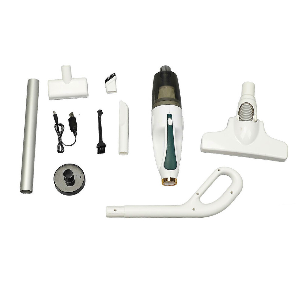 Aspirateur balai portable rechargeable haute puissance sans fil avec lumière pour maison et voiture