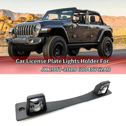 Supporto per luci targa per auto per Jeep Wrangler JK 2007-2018 1