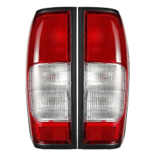 Coppia di fanali posteriori e luci di stop per pick-up Navara D22 D23 1997-2004 con cablaggio lampadina