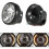 7 runde Motorrad Scheinwerfer LED Blinker Blaulicht Universal, Modell: 24 & My 1