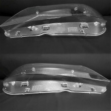 1 paio di copriobiettivo per fari anteriori auto per X3 F25 2010 2011 2012 2013, paralume in vetro trasparente