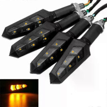 Universal 12V LED Blinker Kontrollleuchte Für Motorrad Indikatoren Bike LED Blinker Licht Blinkers