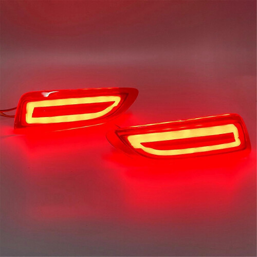 2Pcs/Pair Led Car Lights Rear Bumper Reflector Light Led 2
