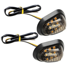 EIN Paar 12V 9 LED Motorrad Blinker Licht Piranha Licht Blinker Blinker Motorrad Indikatoren