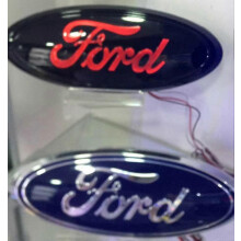 4D-Auto-Logo-Abzeichen LED-Licht Ford F150 F250 Explorer Range 9 Zoll Fronthaube Motorhaube Emblem Abzeichen