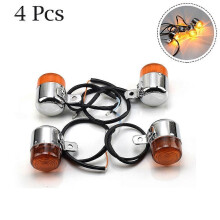 4 Pcs Motorrad Blinker Licht 12V Bernstein Blink Anzeige Motorrad Zubehör Für HONDA Z50 AFFE