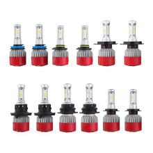 Fari anteriori e fendinebbia a LED COB per auto da 60 W e 7200 lm, luce bianca 6000 K