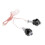 4x2x Motorcycle 6mm Bolt License Plate Frame LED Light Strobe Flashing-Black 1