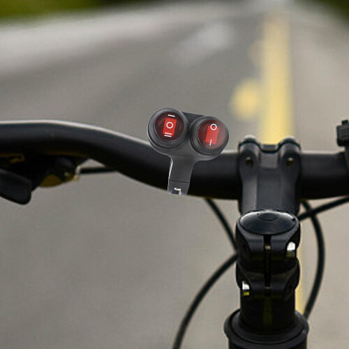 22mm Motorcycle Handlebar Headlight Switch Fog Lamp Spot Light Dual Switch 2