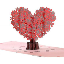 3D Pop Up Card Greeting Card for Mothers Day, Fathers Days, Anniversary Card, Birthday Card, Love Card, Valentine Cards, Thank You Card, Christmas, Ha