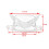 Headlight Assembly Front Fog Lamp Replace Head Light Lamp for Honda 3