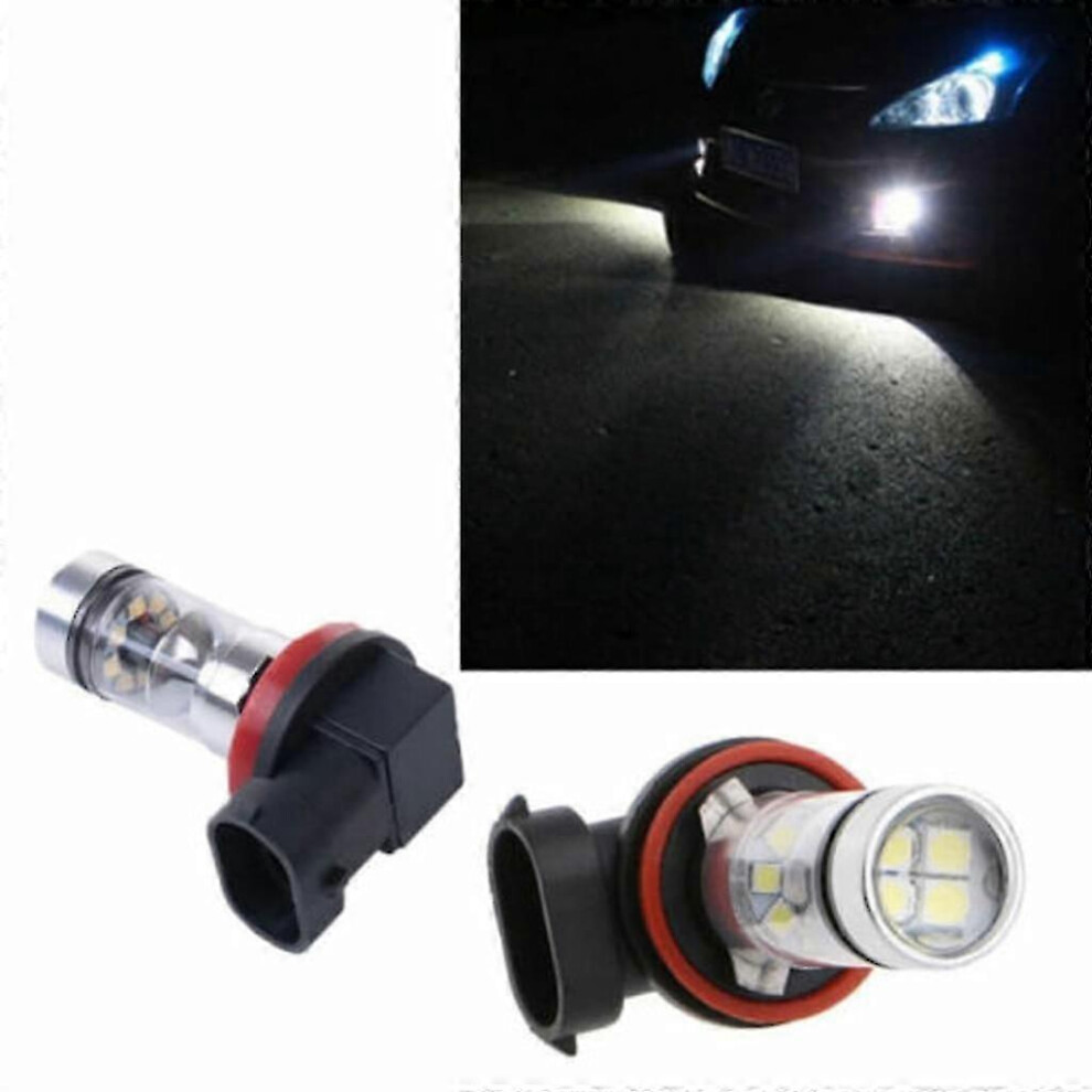 H8/h11 Led Fog Light Bulbs For Car Daytime Running Lights - 100w Kit