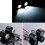 Exquisite 2pcs Motorcycle Led Headlight Motorcycle Handlebar Spotlight Warning Brake Aluminum Shell 3